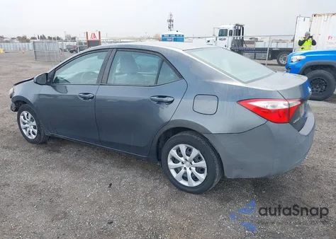 2016 Toyota Corolla Le z USA, uszkodzony, nr VIN 5YFBURHE0GP425817